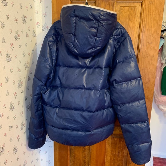 Zara man blue puffer jacket size m - Picture 2 of 4